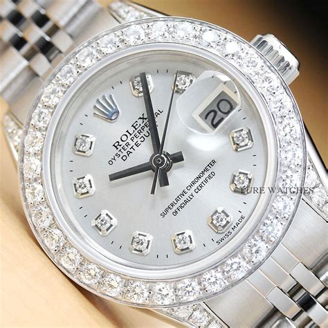 rolex datejust mit diamanten